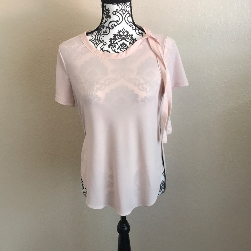 🔴SALE Banana Republic Nude Tie Shirt